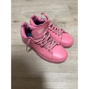 Adidas Stan Smith Pink Leather Sneakers‎ Womens Sz 6.5 Pharrel Williams Shoes